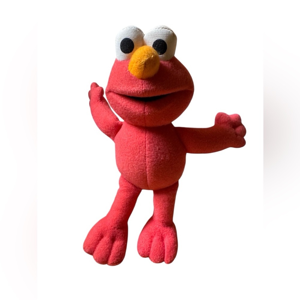 Fisher Price Mattel 2006 Sesame Street Elmo Plush Red Stuffed Toy 7” Vintage